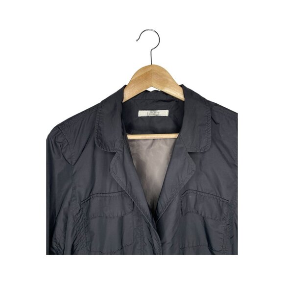 Loft Utility Jacket Removable Hood Lined Size M - Picture 7 of 8